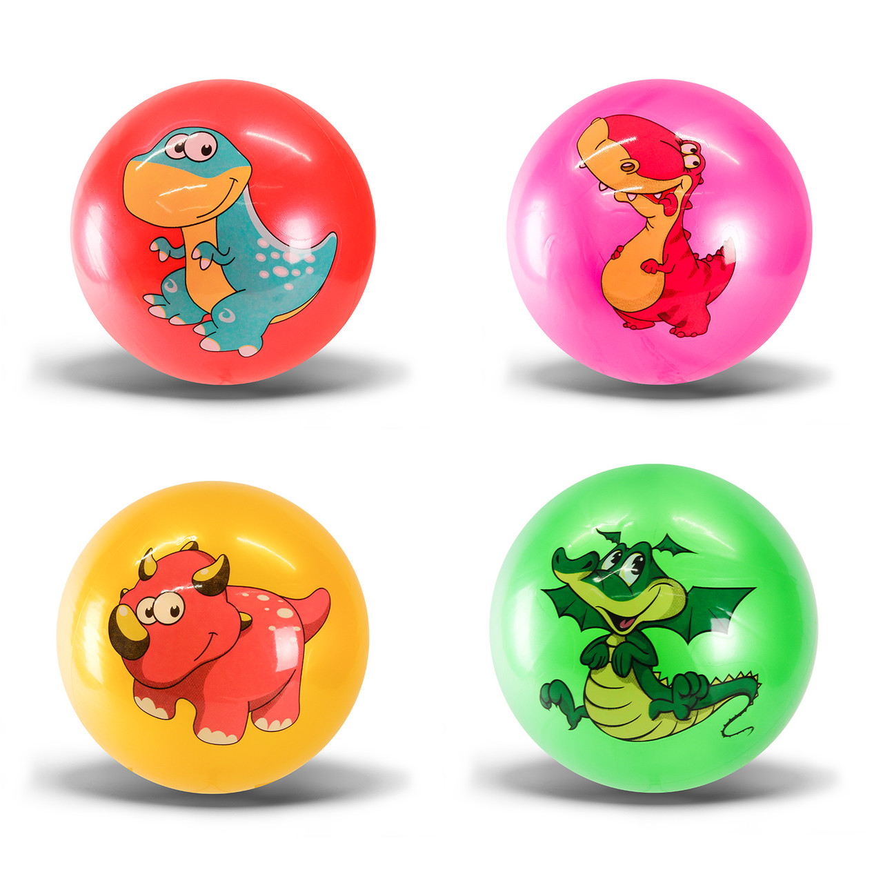 М'яч гумовий RB24154 9 дюймів, 4 кольори, 60 г, фото 1