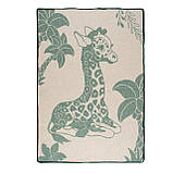 Ковдра дитяча вовняна "Жираф" 100х140 см зимова, фото 5