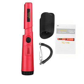 Металошукач GP Pointer TC-110 ручний пінпоінтер металодетектор водонепроникний Червоний