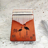 Музыкальный инструмент Kalimba 17 key Brown Flamingo