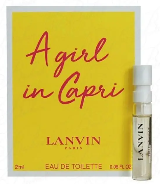 Lanvin A Girl in Capri Туалетная вода, 2 мл Пробник, фото 1