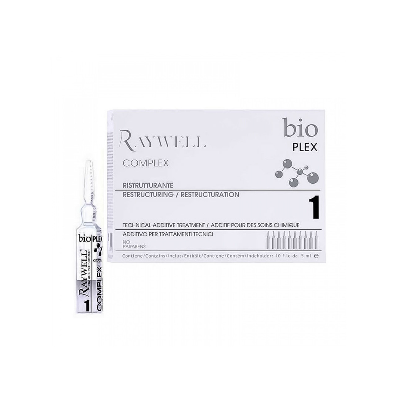 АМПУЛИ ДЛЯ ЗАХИСТУ ВОЛОССЯ RAYWELL BIO PLEX (61072) 1 ампула