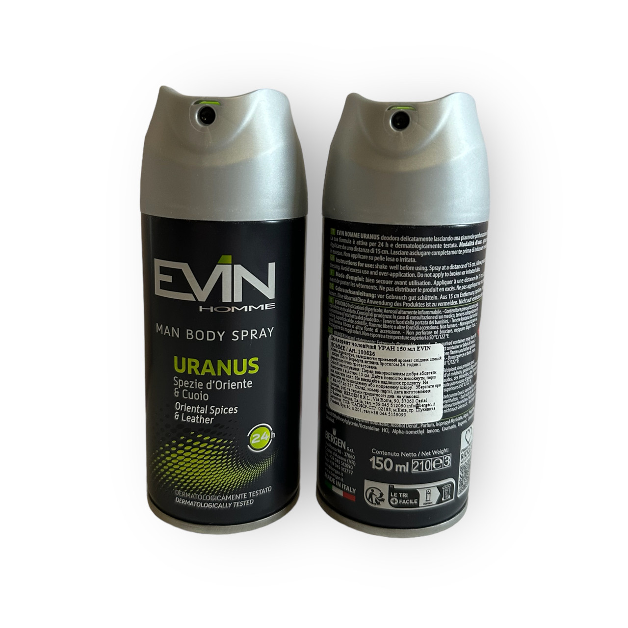 Дезодорант спрей чоловічий EVIN HOMME 150 ml