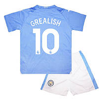 Футбольная форма для детей GREALISH 10 Манчестер Сити 2023-2024 Puma 155-165 см (set3398_117609)