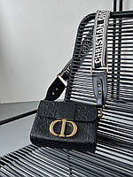 Женская сумка Cristian Dior Montaigne Black Leather