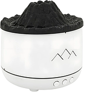 Увлажнитель воздуха Voltronic YT-19 USB Вулкан с эффектом пламени и подсветкой | Увлажнитель для дома Белый
