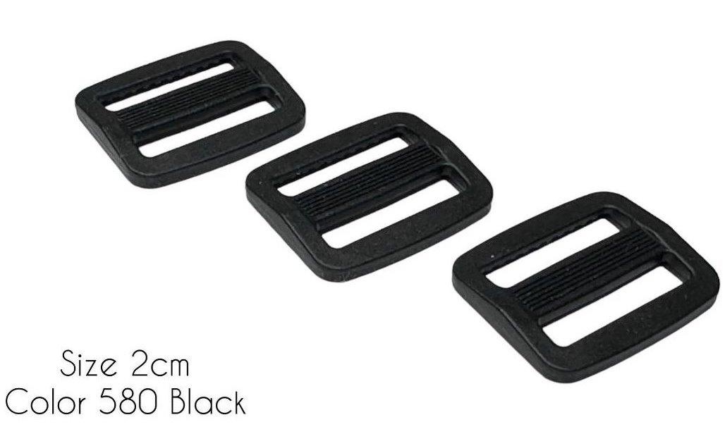 Пряжка перетяжка двощілинна 20мм