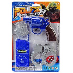Поліцейський набір 99P-36A іграшковий пістолет наручники і планшет значок 21,5×3×31,5 см