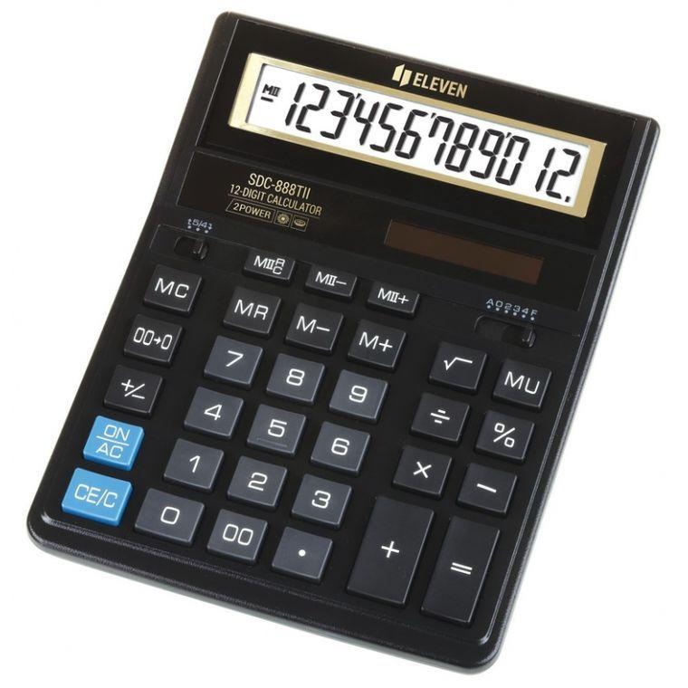 Калькулятор Eleven офісний SDC-888 BL 12р.