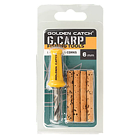 Сверло GC с пробковыми палочками G.Carp Bait Drill & Corks 6мм