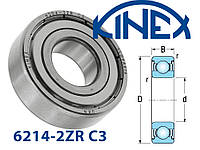 Підшипник кульковий 6214-2ZR C3 - KINEX