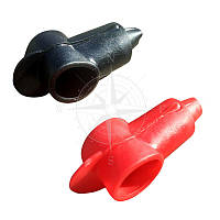 Колпачок защитный 16 мм ПВХ чёрный/красный Osculati