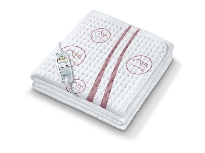 Електричне простирадло Beurer UB 90 дві зони тепла 9 режимів обігріву, фото 1