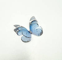 Бабочка из шифона, двухслойные шифоновые бабочки ~3,8см