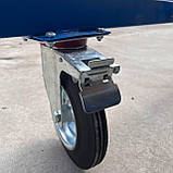 Вишка-туру на колесах сталева 1.2 х 2.0 м мобільні ліси будівельні 4+1 Техпром, фото 7