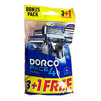 Cтанки для гоління Dorco Pace4 3+1 з 4 лезами