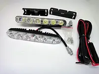 Протитуманні фари LED DRL-6-Y-W Денні ходові вогні