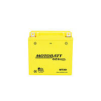 MOTOBATT GEL АКУМУЛЯТОР MTX9 (YB7A,12N74A) 12V 9AH 137X76X133 НЕ ОБСЛУГОВУЄТЬСЯ - ЗАЛИВ (125A) (8)