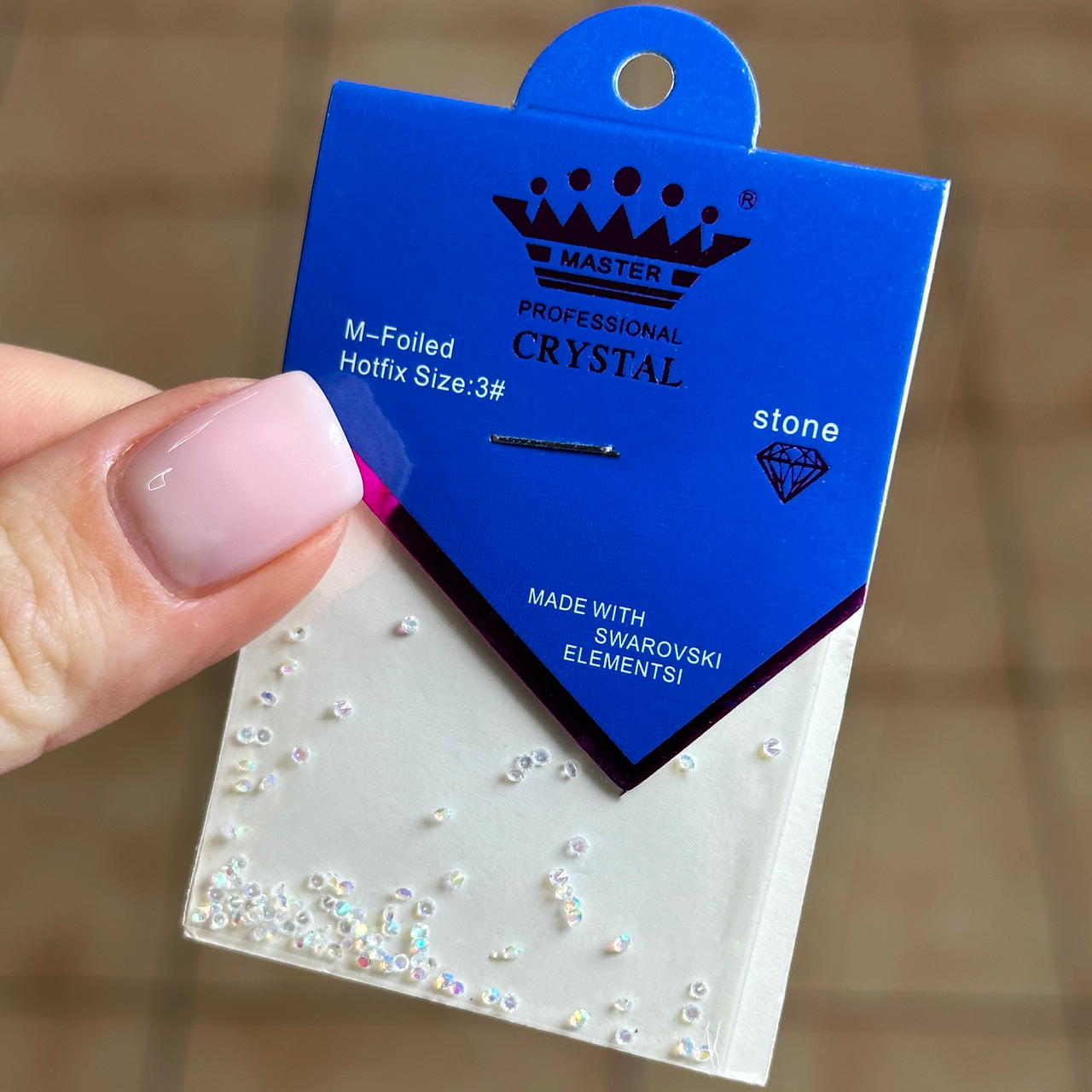 Камені піксі Master Professional CRYSTAL №02, 130 шт прозорий хамелеон