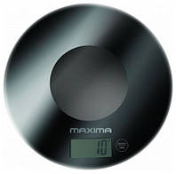 Ваги електронні кухонні скляні до 5 кг Maxima MS-067 Black