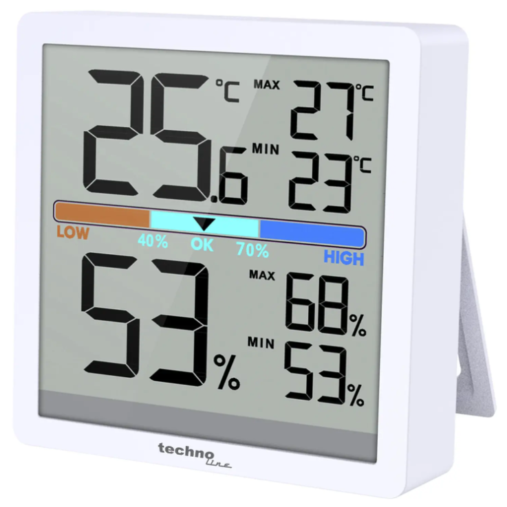 Гігрометр для дому Термогігрометр домашній Technoline WS9472 White (WS9472) Німеччина