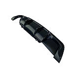 BMW E60 дифузор заднього бампера М тех з заглушкою ABS пластик БМВ Е60 Е61 задній дифузор М пакет бампера, фото 4