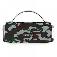 Портативная Bluetooth колонка Hopestar H24 с влагозащитой Camouflage USB, FM (ft-169)