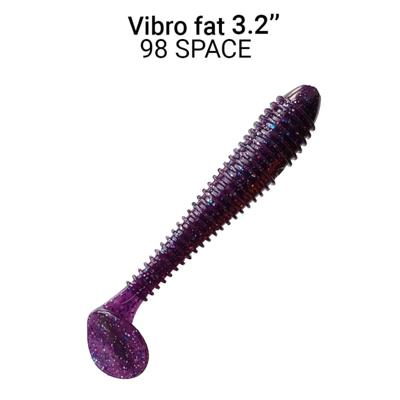 Їстівний силікон Crazy Fish Vibro fat 3.2" 73-80-98-6 кальмар