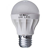 Светодиодная лампа UKC LED E27 5W Белый свет (1204_sp)