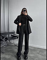 Женский классический деловой костюм пиджак с брюками размеры 42-48