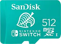 Карта пам'яті SanDisk 512 GB microSDXC for Nintendo Switch SDSQXAO-512G-GNCZN