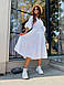 Сукня FLS2031 Біла Oversize S-L, фото 9