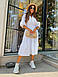 Сукня FLS2031 Біла Oversize S-L, фото 2