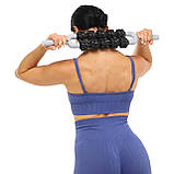 Роликовий масажер-палиця на 10 масажерів SP-Sport Massager Bar FI-6196, фото 8