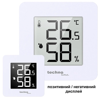 Гігрометр для дому Термогігрометр домашній Technoline WS9475 White (WS9475) Німеччина