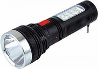 Фонарь Светодиодный LED аккумуляторный портативный прожектор 1*1W LED+8 LED на природу и для дома