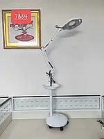 Лампа лупа светодиодная напольная SP-7864 с регулятором яркости ,3.5 диоптрий
