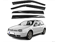 Ветровики окон Volkswagen Golf IV хетч 5d 1997-2004 (скотч) Sunplex