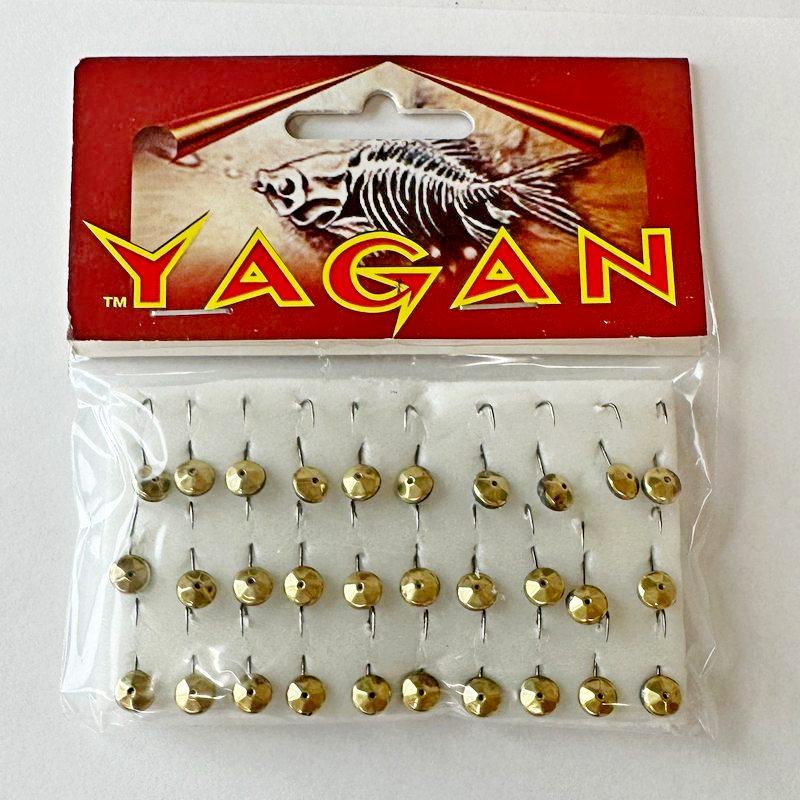 Блешня карасева для літнього кивка №23, Кристал дрібний, Золото, 6mm, 0.7g, Kumho №23