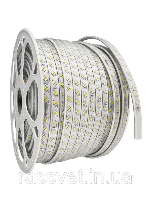 Світлодіодна LED стрічка PROLUM™ 220V; 5730\120; IP68; Series "S", Білий (5500-6000К)