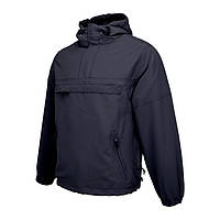 Тактическая куртка анорак Brandit Summer Windbreaker, водонепроницаемая летняя ветровка, синий