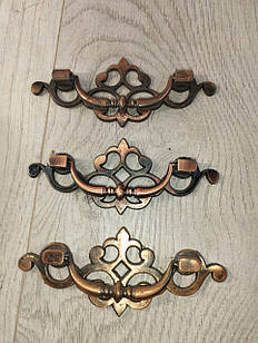 Ручки меблеві комодні на планці 83 мм /3 шт.