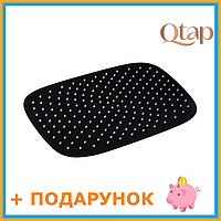 Лійка для верхнього душу Qtap Hlavova 500х300 мм прямокутна QTHLAS500N1ZBB Black Matt