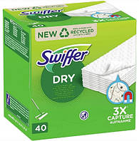 Салфетки сухие антистатические Swiffer Dry Mop 40 шт. 21X26 CM