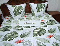 Постільна білизна Листя полуторний комплект