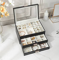 Скринька для прикрас триярусна Чорний