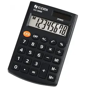 Калькулятор Eleven кишеньковий SLD-200 NR 8р.