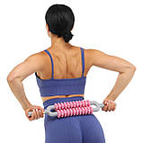 Роликовий масажер-палиця на 24 масажери SP-Sport Massager Bar FI-6199, фото 7