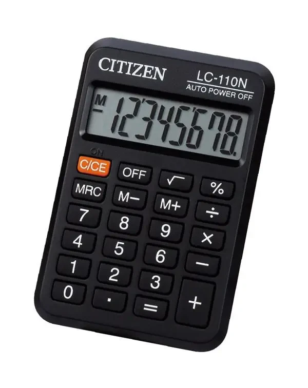 Калькулятор Citizen LC-110 NR кишеньковий 8 р