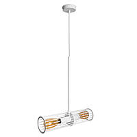 Світильник підвісний, люстра в лофт стилі Malta NL 1041 WH під лампу Е27 білий, MSK Electric